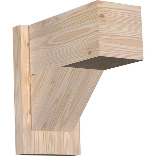 Ekena Millwork Traditional Block Smooth Outlooker, Douglas Fir, 7 1/2"W x 14"D x 14"H OUT08X14X14TRA05SDF - main
